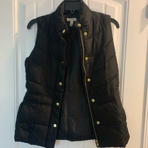 Madison Black Puffer Vest- Size Small